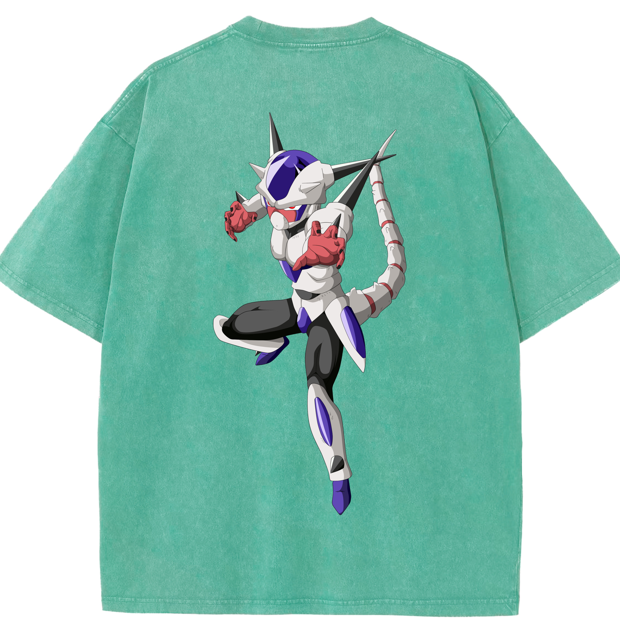 （画像用） ドラゴンボール クリーサ DRAGON BALL Kulisa 綿100% ヴィンテージ風 半袖Tシャツ（背面プリント）